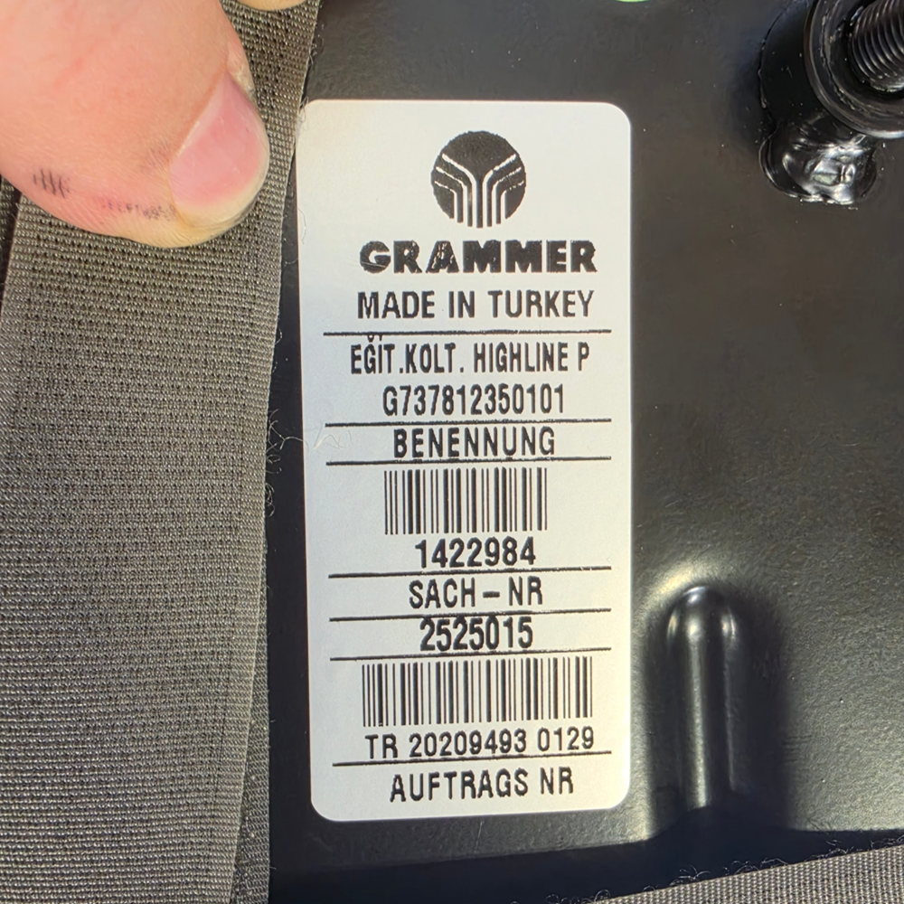 Grammer Trainer Arm Seat Cover - Item No.2525015