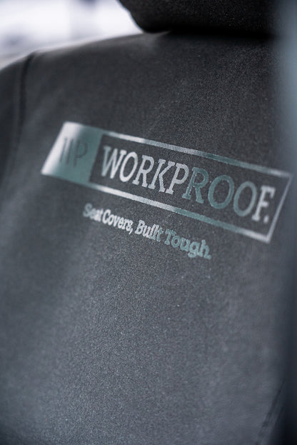 Protect your Isuzu D-Max with WORKPROOF heavy-duty canvas seat covers. Waterproof, airbag compatible, and built tough for everyday work and adventure.