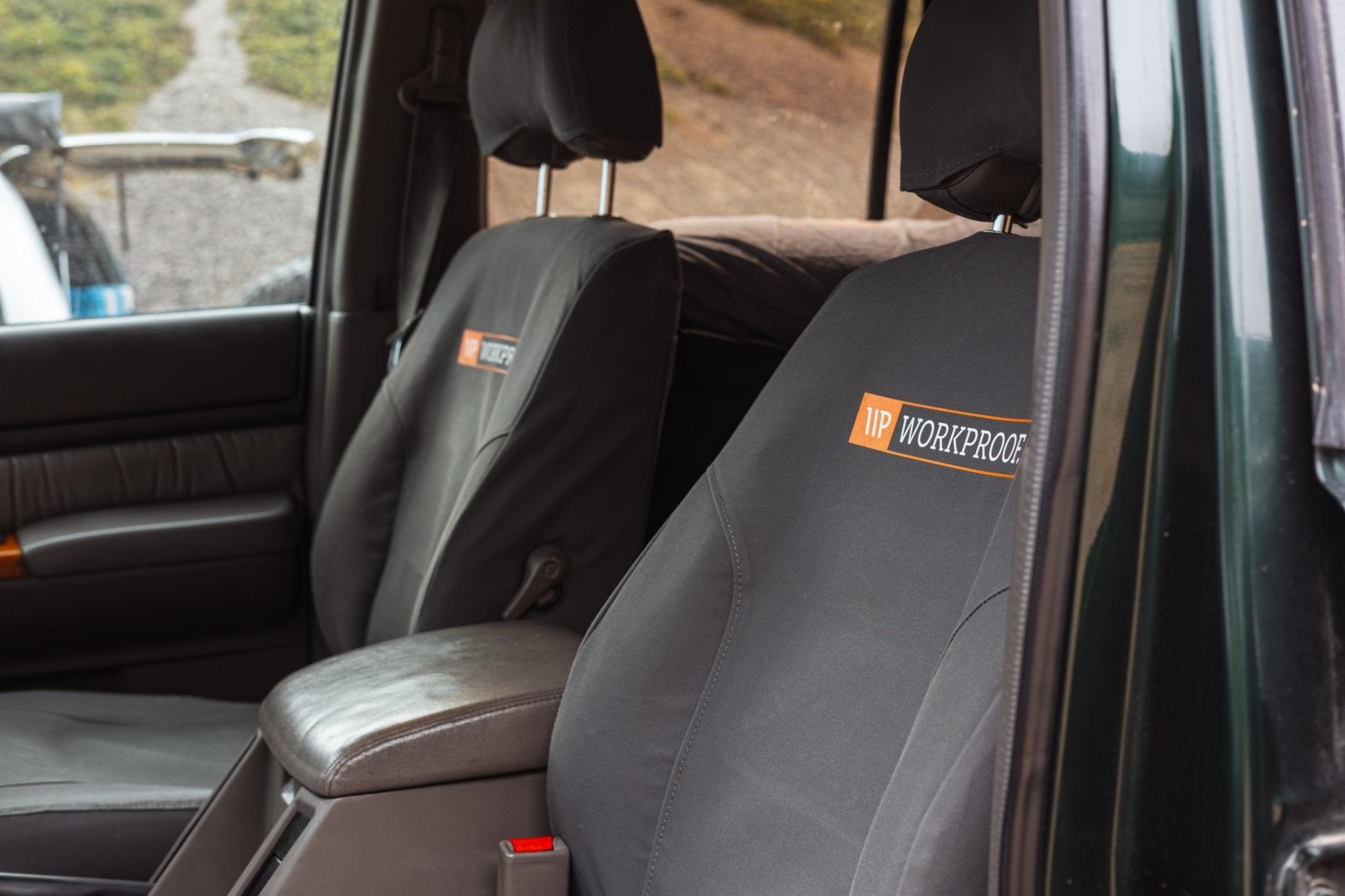 WORKPROOF canvas seat covers for Mitsubishi Triton 1996 - 2005 Seat Covers — waterproof, airbag certified, NZ - made