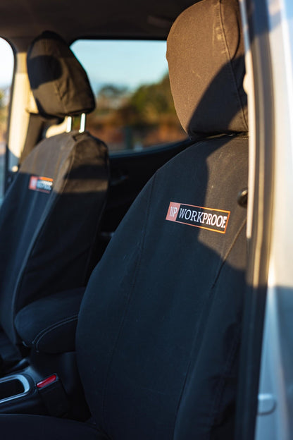 WORKPROOF canvas seat covers for Toyota Prado 250 Series, GXL 2024+ Seat Covers — waterproof, airbag certified, NZ - made